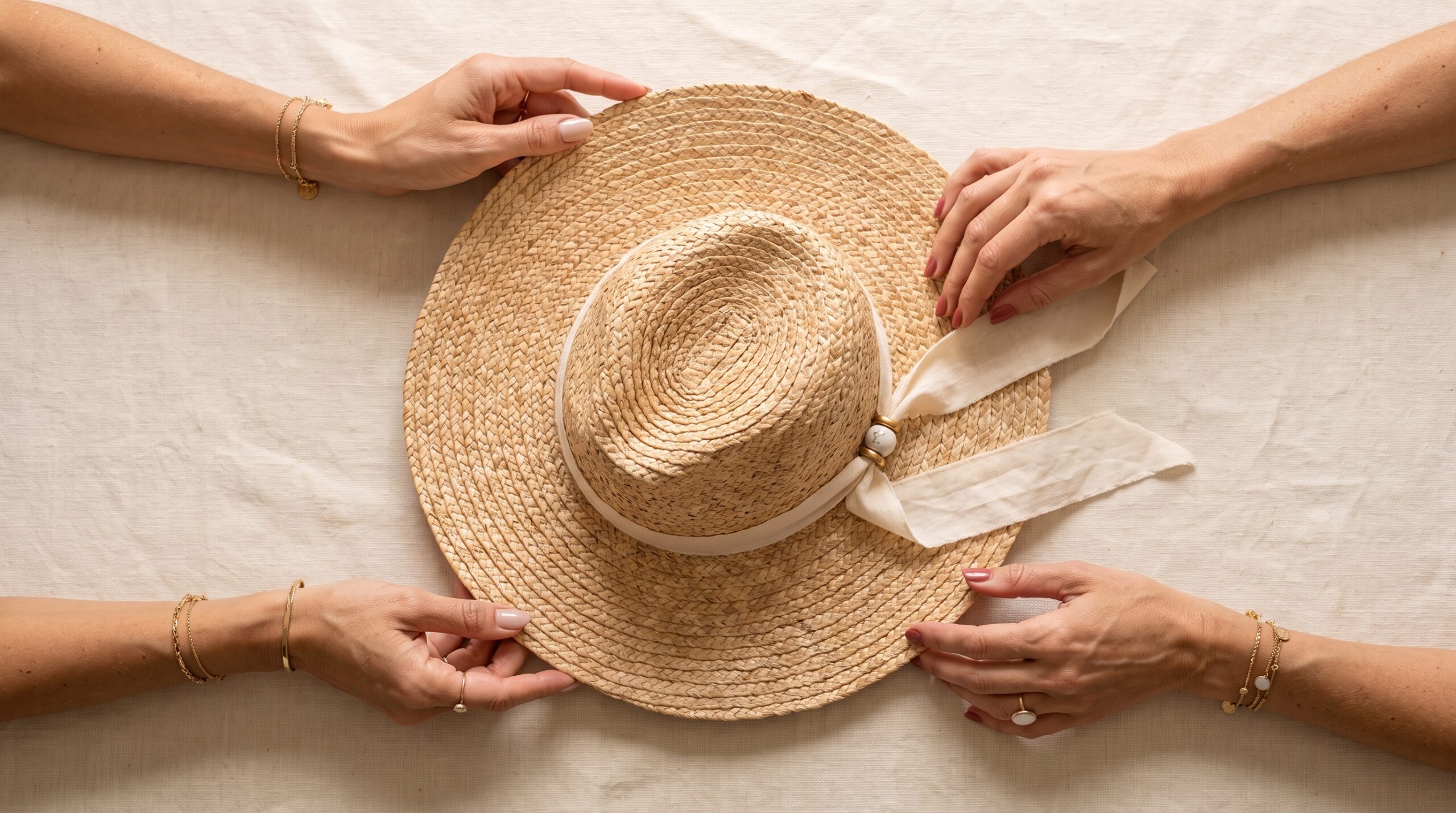Chapeau de paille personnalisé Capaja