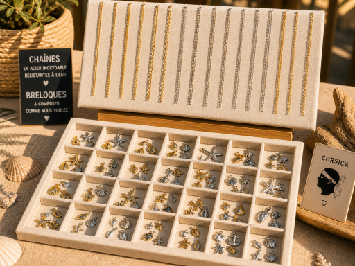 Chaînes, charms & pins